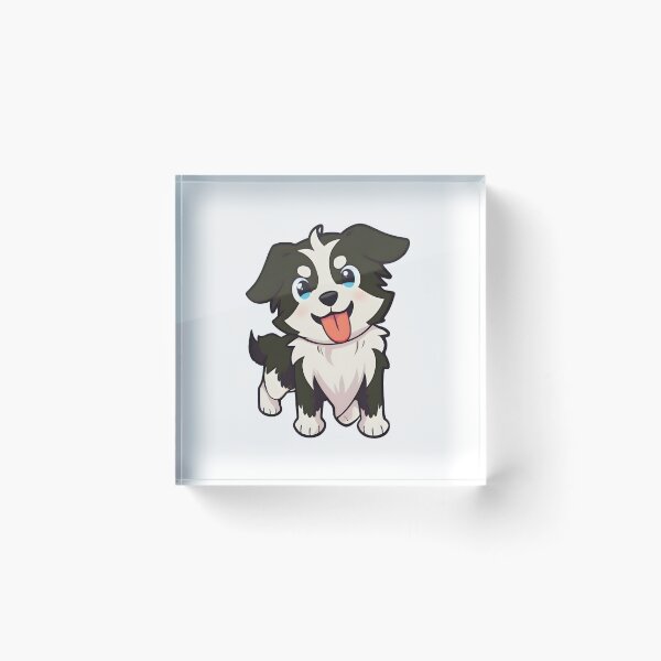 Item preview, Border collie pup sticker  designed and sold by Pixel-Muse.