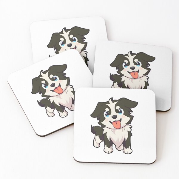 Item preview, Border collie pup sticker  designed and sold by Pixel-Muse.