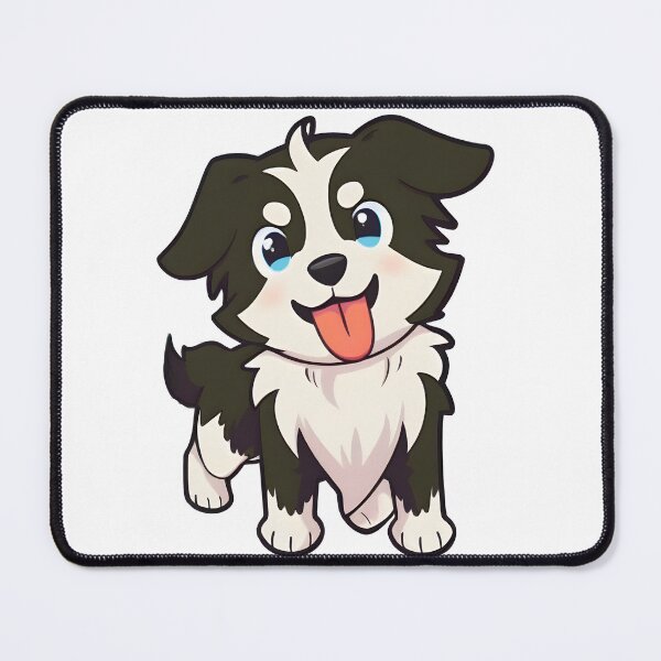 Item preview, Border collie pup sticker designed and sold by Pixel-Muse.