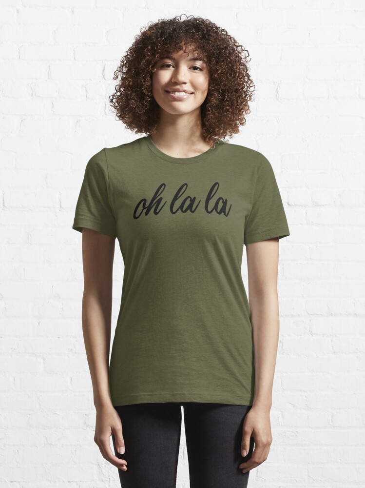  Ou La La French Expression Premium T-Shirt : Clothing, Shoes &  Jewelry