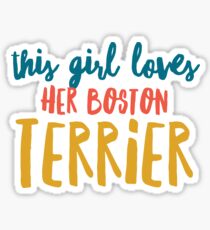 BOSTON TERRIER Sticker