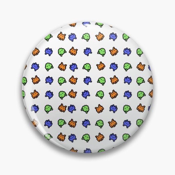 Item preview, Pixelated Retro Alien Pattern designed and sold by LMoonDesigns.