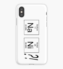 Nani?! The Element of Surprise iPhone Case