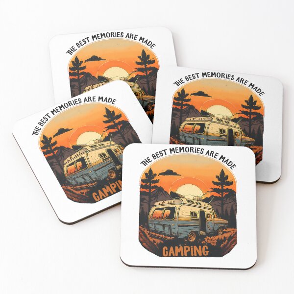 Item preview, RV camping memories, the best memories are made camping, retro RV camp, best camping RV. designed and sold by wildTrack---.