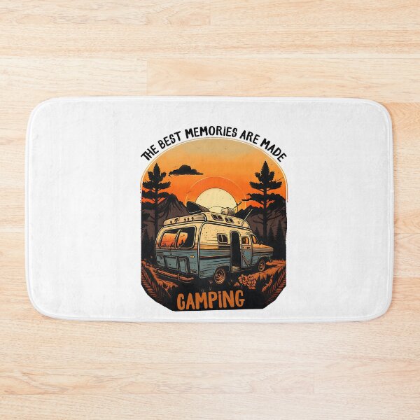 Artikelvorschau, Erinnerungen an Camping im Wohnmobil. Die besten Erinnerungen entstehen beim Camping, Retro-Wohnmobil-Camping, das beste Camping-Wohnmobil. entworfen und verkauft von wildTrack---.