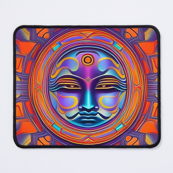 Item preview, New World Gods (17) - Mesoamerican Inspired Psychedelic Art designed and sold by TheThirdEye.