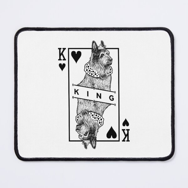 Item preview, Berger Picard King Of Hearts Funny Dog Lover Pop Art designed and sold by GrandeDuc.