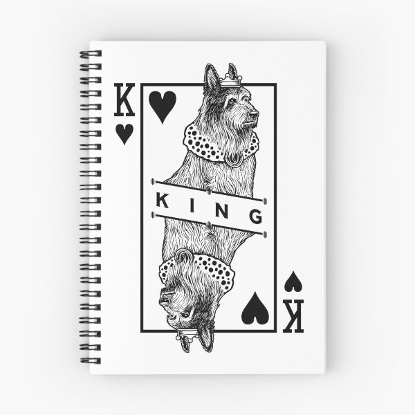 Item preview, Berger Picard King Of Hearts Funny Dog Lover Pop Art designed and sold by GrandeDuc.