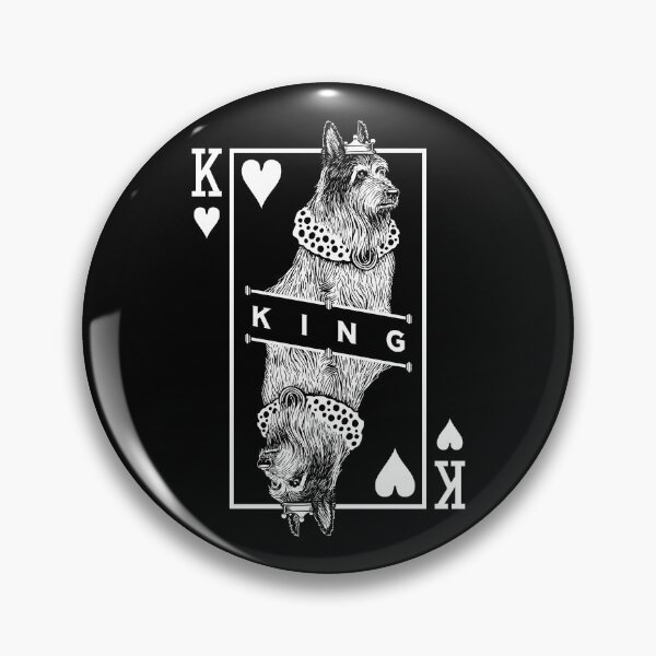 Item preview, Berger Picard King Of Hearts Funny Dog Lover Pop Art designed and sold by GrandeDuc.