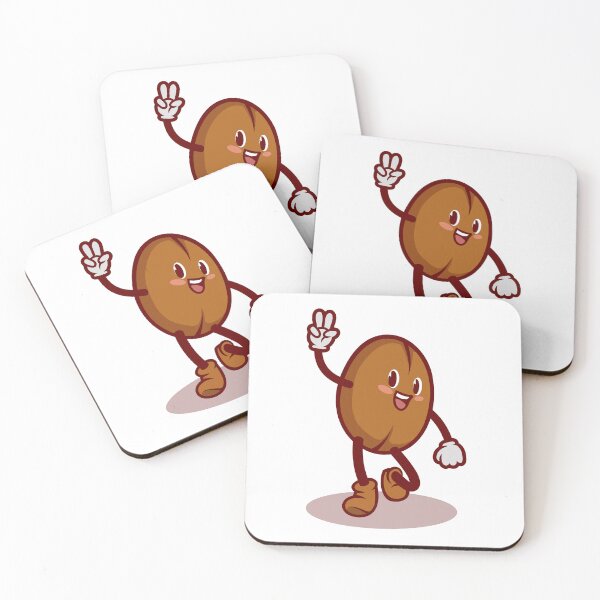 Item preview, Coffee bean cartoon character designed and sold by Tony J.