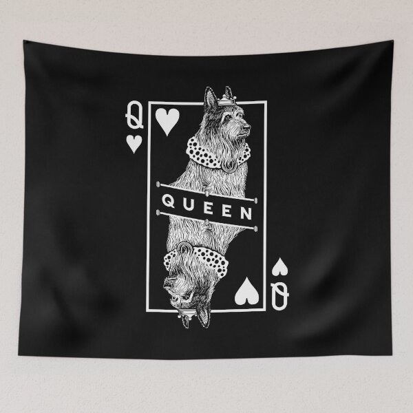 Item preview, Berger Picard Queen Of Hearts Funny Dog Lover Pop Art designed and sold by GrandeDuc.