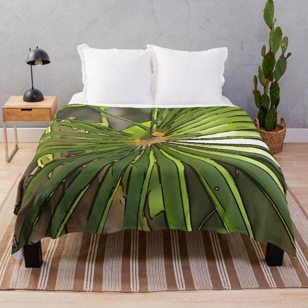 Item preview, Tropical Palm Black Outline Art designed and sold by taiche.