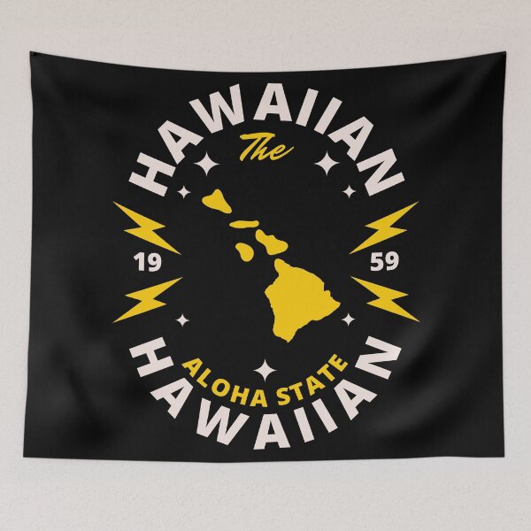 Item preview, Hawaiian - Hawaii State Native - Aloha State Map designed and sold by Ranggasme.