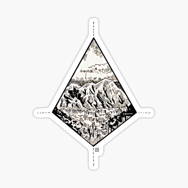 CCS en blanco y negro Sticker