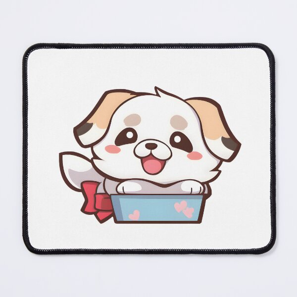 Item preview, Pup in a bowl Sticker designed and sold by Pixel-Muse.