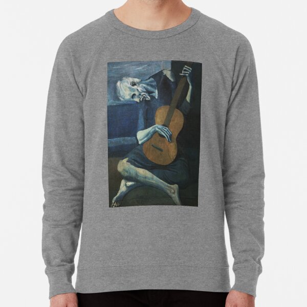 Old Guitarist by Picasso Lightweight Sweatshirt