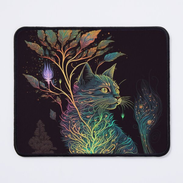 Item preview, Botanical Lighting Cat designed and sold by dragonfruit-art.