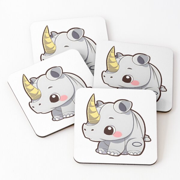 Item preview, Baby Rhino Sticker designed and sold by Pixel-Muse.