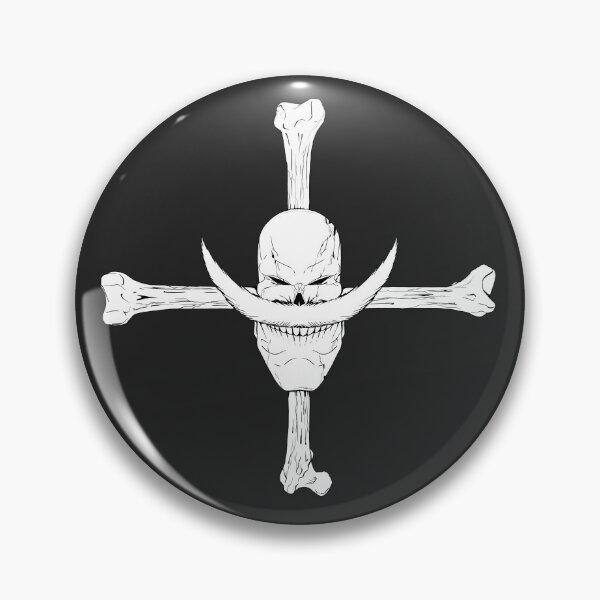 Item preview, Whitebeard symbol - alternative on black  designed and sold by Chaoticzarts.
