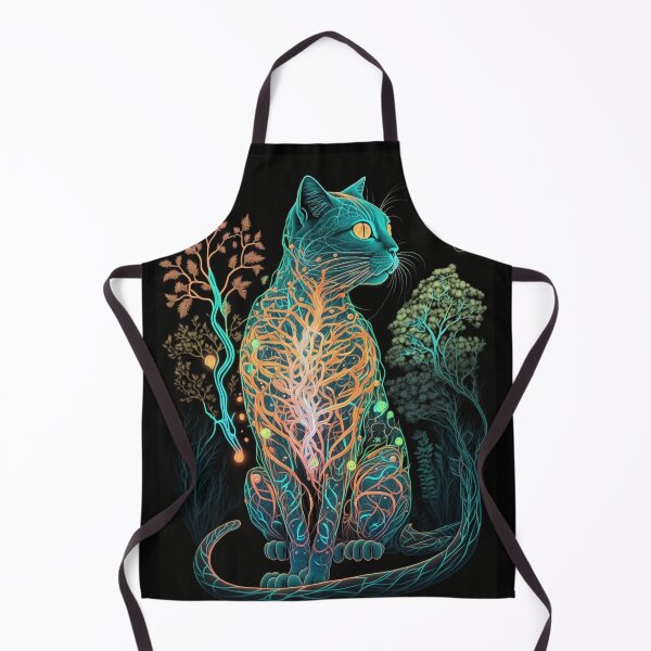 Item preview, Botanical Lighting Cat designed and sold by dragonfruit-art.