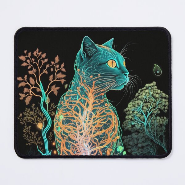 Item preview, Botanical Lighting Cat designed and sold by dragonfruit-art.