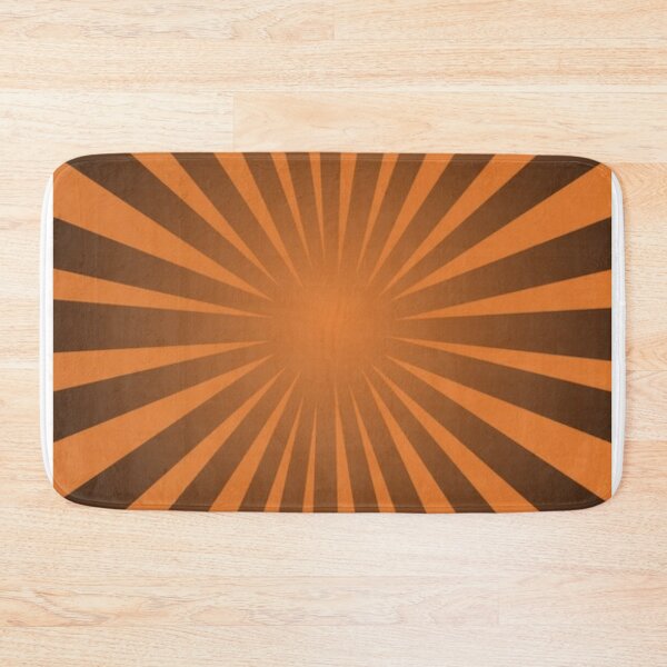 Item preview, Sun Ray Orange and Black Pattern designed and sold by Donkey's Salad.