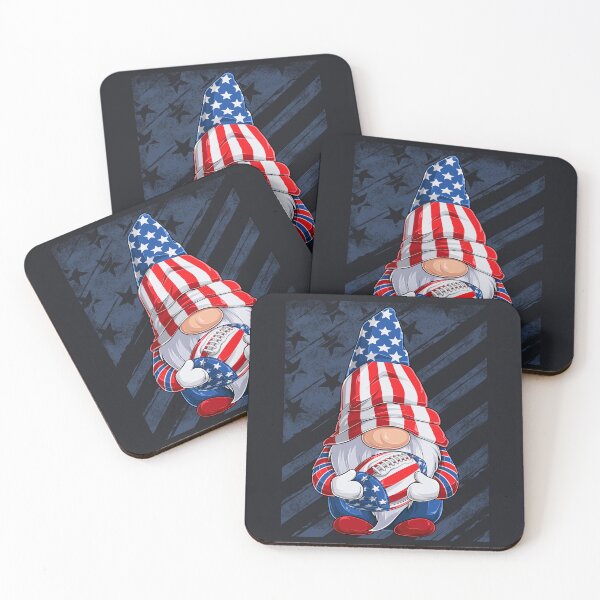 Item preview, Patriotic Football Gnome 4th of July US Flag Boys and Kids designed and sold by grinta2021.
