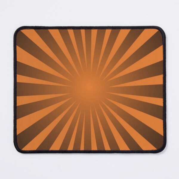 Item preview, Sun Ray Orange and Black Pattern designed and sold by Donkey's Salad.
