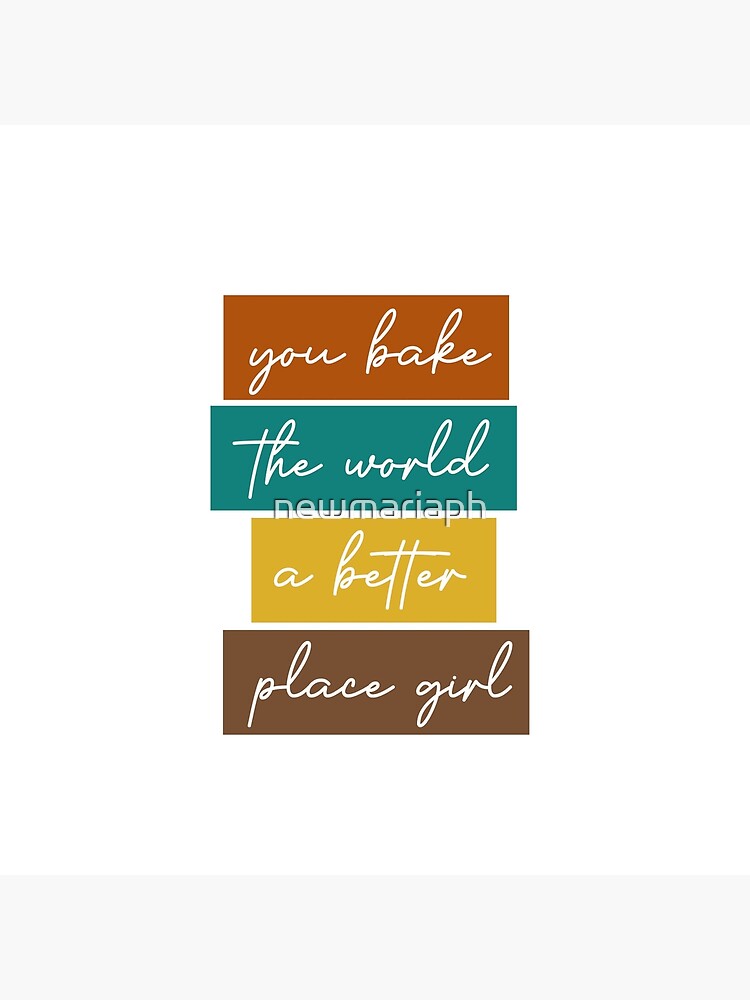 Thumbnail 2 of 2, Tote Bag, You Bake The World A Better Place designed and sold by newmariaph.