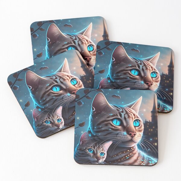Aperçu de l'œuvre Chats du Bengale créée et vendue par Nocturne Paws.