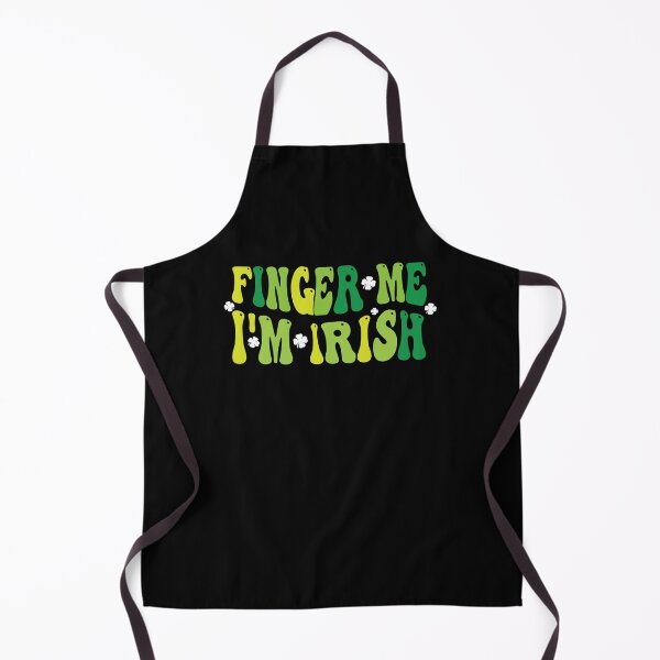 Item preview, funny st patrick's day groovy finger me im irish humor quote designed and sold by joy4shirt.