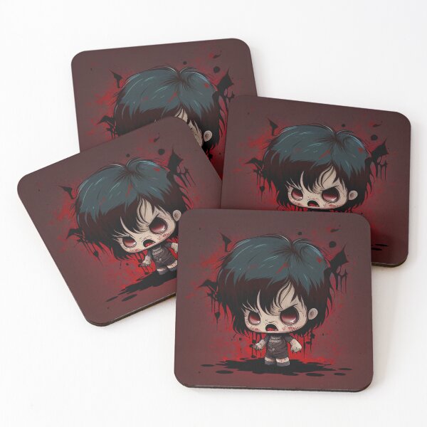 Item preview, Rage Boy Doll Chibi Horror designed and sold by creative-ai.