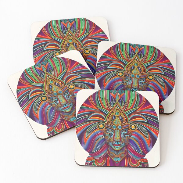 Item preview, New World Gods (18) - Mesoamerican Inspired Psychedelic Art designed and sold by TheThirdEye.