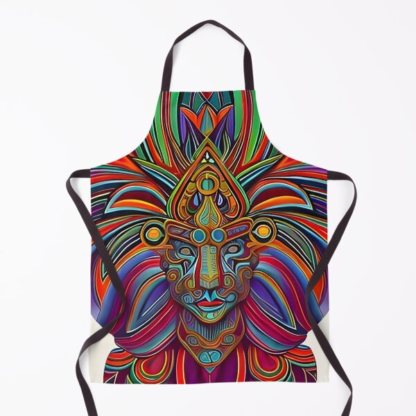 Item preview, New World Gods (18) - Mesoamerican Inspired Psychedelic Art designed and sold by TheThirdEye.