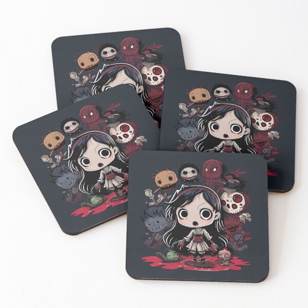 Item preview, Dark Spirits Chibi Horror designed and sold by creative-ai.