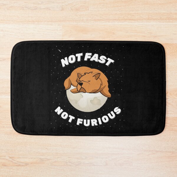 Item preview, Not Fast, Not Furious (Chow Chow Dog Sleeping on the Moon) designed and sold by ZingAndPep.