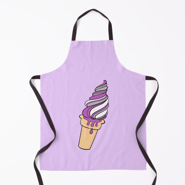 Item preview, Subtle Asexual Pride Flag Ice Cream designed and sold by everything4eva.