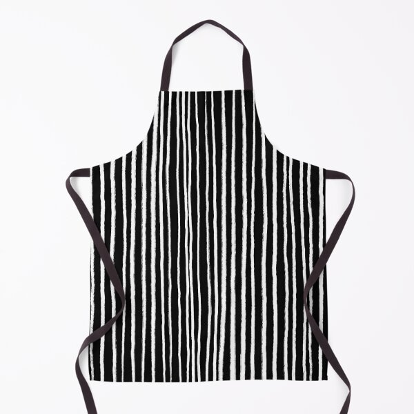 Item preview, Black and White, Vertical, Free Hand Stripes designed and sold by OneThreeSix.