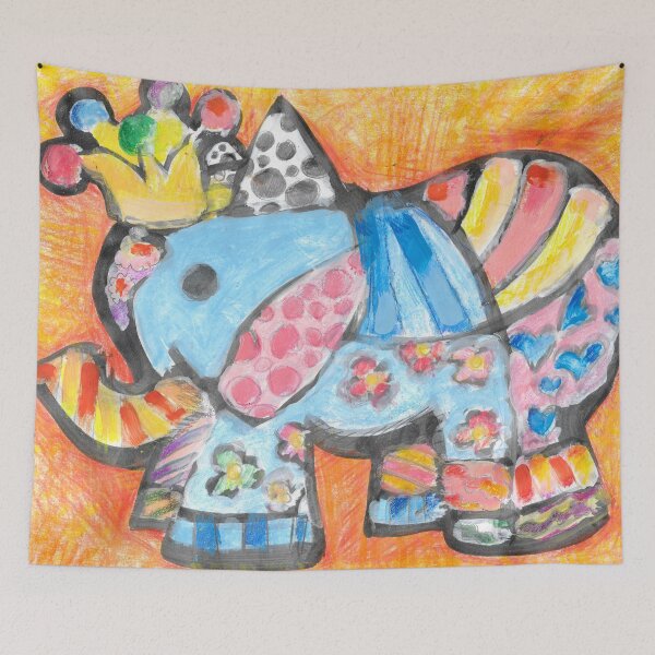 Item preview, Britto's elephant designed and sold by walterfest.
