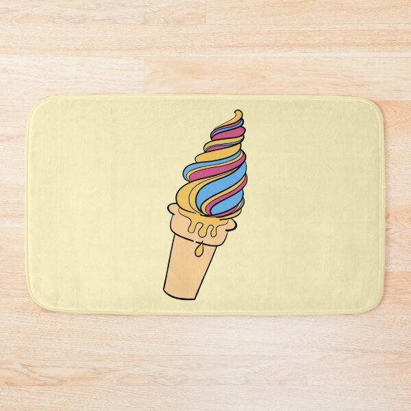 Item preview, Subtle Pansexual Pride Flag Ice Cream designed and sold by everything4eva.