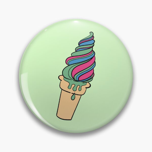Item preview, Subtle Polysexual Pride Flag Ice Cream designed and sold by everything4eva.