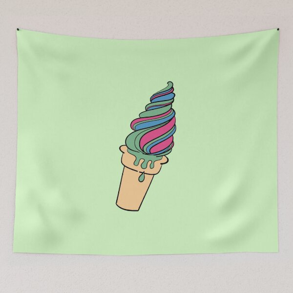 Item preview, Subtle Polysexual Pride Flag Ice Cream designed and sold by everything4eva.