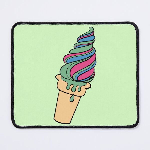 Item preview, Subtle Polysexual Pride Flag Ice Cream designed and sold by everything4eva.