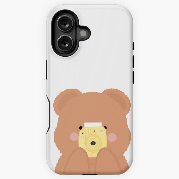 Vista previa del artículo con la obra «Oso pardo | polaroid», diseñado y vendido por MyYooPIG.