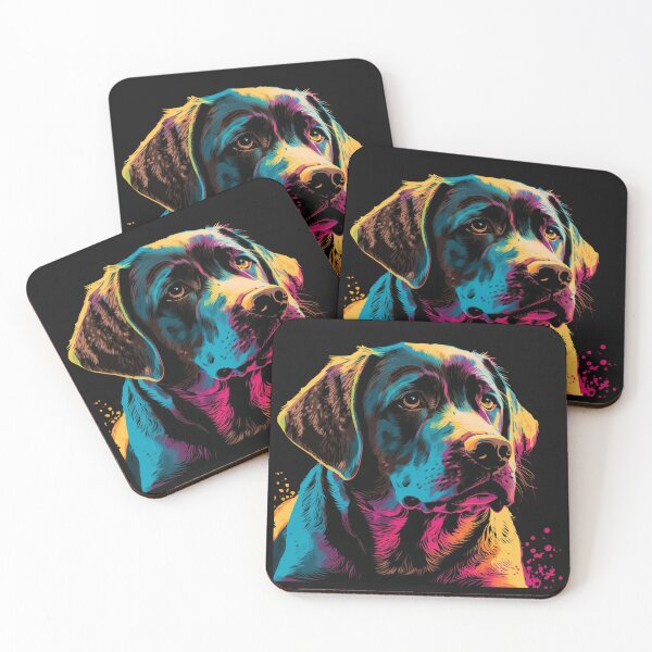 Item preview, colorful brown Labrador Retriever designed and sold by Cert-Urbane.
