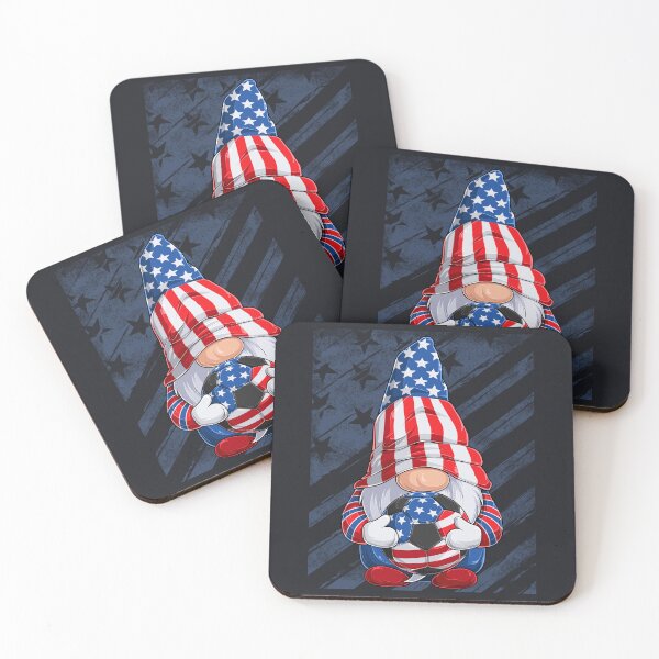 Item preview, Patriotic Soccer Gnome 4th of July US Flag for Boys and Kids designed and sold by grinta2021.