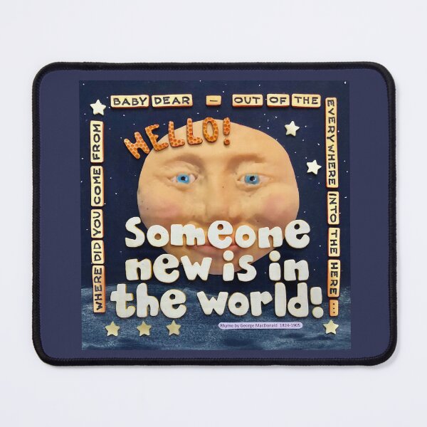 Item preview, Hey Babe Hello Moon designed and sold by prunellaparsnip.