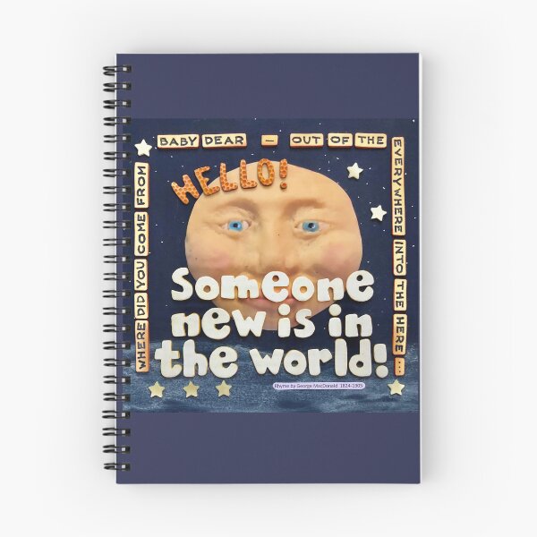 Item preview, Hey Babe Hello Moon designed and sold by prunellaparsnip.