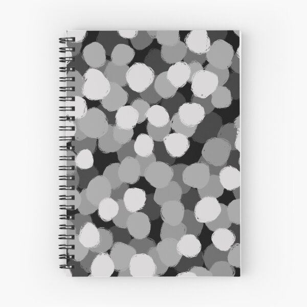 Item preview, Grey and Black, Paint Brush Effect Round  designed and sold by OneThreeSix.