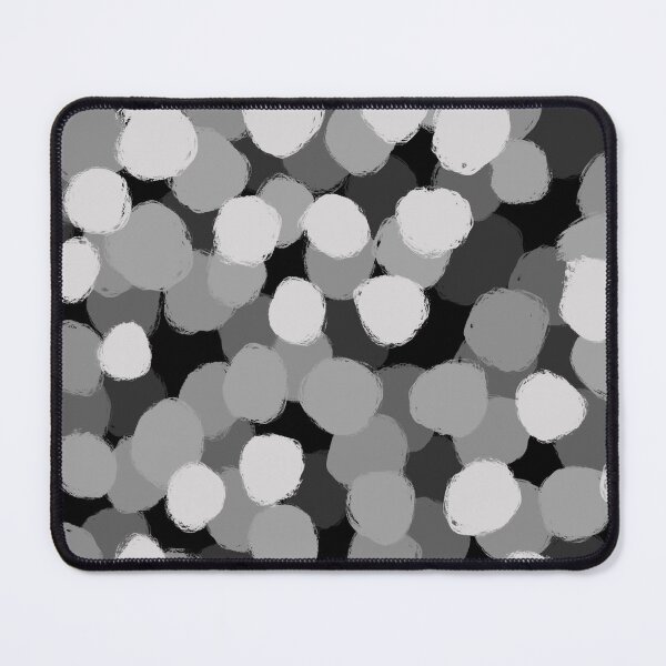 Item preview, Grey and Black, Paint Brush Effect Round  designed and sold by OneThreeSix.